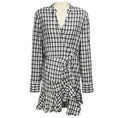 Load image into Gallery viewer, Veronica Beard Jeans Off White / Navy Sherry Plaid Mini Dress