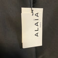 Load image into Gallery viewer, Alaia Black Noir Wool and Silk Bi-Fabric Coat with Long Knit Dress Train