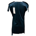 Load image into Gallery viewer, Marni Deep Blue Bonded Viscose Short Sleeved Crew Neck Blouse