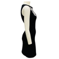Load image into Gallery viewer, Valentino Black / White Sleeveless Knit Bandage Dress