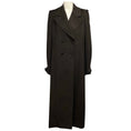Load image into Gallery viewer, Gabriela Hearst Chocolate Brown Houstt Full Length Double Breasted Tailored Trench Coat