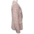 Load image into Gallery viewer, L'Agence Pink / White Kenzie Tweed Blazer