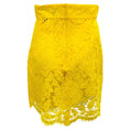 Load image into Gallery viewer, Dolce & Gabbana Yellow Lace Mini Skirt