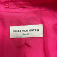 Load image into Gallery viewer, Dries Van Noten Hot Pink Crinkled Silk Blazer