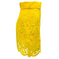 Load image into Gallery viewer, Dolce & Gabbana Yellow Lace Mini Skirt