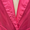 Load image into Gallery viewer, Dries Van Noten Hot Pink Crinkled Silk Blazer
