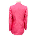 Load image into Gallery viewer, Dries Van Noten Hot Pink Crinkled Silk Blazer