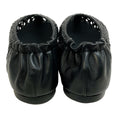 Load image into Gallery viewer, Freda Salvador Black Leather Riley Woven Round Toe Flats