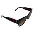 Load image into Gallery viewer, Tod's Dark Havana / Red Butterfly Sunglasses