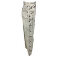 Load image into Gallery viewer, Iro Mixed Grey Andreea Button Side Wide Leg Jeans