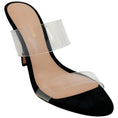 Load image into Gallery viewer, Veronica Beard Black Suede / PVC Asha Sandals
