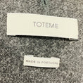 Load image into Gallery viewer, Toteme Charcoal Melange Scarf Blazer Jacket