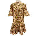 Load image into Gallery viewer, La DoubleJ Multi Puzzle Rosa Cotton Poplin Choux Dress