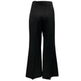 Load image into Gallery viewer, Jil Sander Black 2023 Buckle Detail Flared Pleat-front Trousers