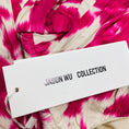 Load image into Gallery viewer, Jason Wu Collection Fuchsia / Ivory Short Sleeved Midi Dress
