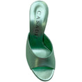 Load image into Gallery viewer, Casadei Flash Green Light Leather Blade Mules