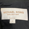 Load image into Gallery viewer, Michael Kors Collection Black Satin Collar Crepe Tuxedo Jacket