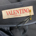 Load image into Gallery viewer, Valentino Navy Blue 2022 High-Rise Silk-Cady Wide-Leg Trousers