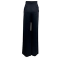 Load image into Gallery viewer, Valentino Navy Blue 2022 High-Rise Silk-Cady Wide-Leg Trousers