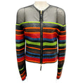 Load image into Gallery viewer, Gianfranco Ferre Vintage Multi Stripe Snakeskin Leather Jacket