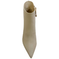 Load image into Gallery viewer, Alexandre Birman Eggshell Leather Frenchie Booties