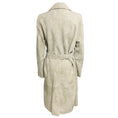 Load image into Gallery viewer, Fleurette Fawn Mid Length Suede Leather Coat with Belt