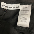 Load image into Gallery viewer, Paco Rabanne Black Crystal Embellished Draped Jersey Maxi Skirt