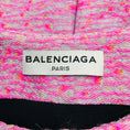 Load image into Gallery viewer, Balenciaga Pink / Grey Sleeveless Jacquard Mini Dress