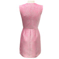 Load image into Gallery viewer, Balenciaga Pink / Grey Sleeveless Jacquard Mini Dress