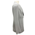 Load image into Gallery viewer, Akris Grey One Button Silk Blazer
