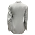 Load image into Gallery viewer, Akris Grey One Button Silk Blazer
