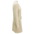 Load image into Gallery viewer, Barbara Bui Light Beige Buckle Adorned Dress with Slit Sleeves