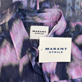 Load image into Gallery viewer, Isabel Marant Etoile Purple Multi Nath Tie Front Blouse
