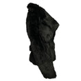 Load image into Gallery viewer, Courreges Black Asymmetric Lamb Shearling Fur and Lambskin Leather Jacket