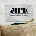 Load image into Gallery viewer, Maison Rabih Kayrouz Cream Raw Silk Pants
