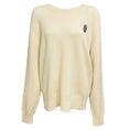 Load image into Gallery viewer, Alexander McQueen Cream Skull Embellished Cashmere Knit Pullover Sweater