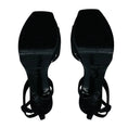 Load image into Gallery viewer, Saint Laurent Black Suede High Heeled Platform Sandals