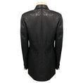 Load image into Gallery viewer, Dries Van Noten Black Metallic Shimmer Lurex Jacquard Blazer Jacket