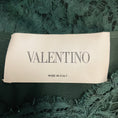 Load image into Gallery viewer, Valentino Dark Green Lace Midi Dress