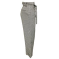 Load image into Gallery viewer, Prabal Gurung Black / White Houndstooth Pants with Belt