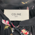 Load image into Gallery viewer, Celine Black Multi Floral Crepe de Chine Folk Dress