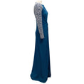 Load image into Gallery viewer, Jenny Packham Ink Blue Twyla Crystal Embellished Crepe Gown