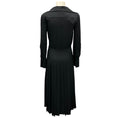 Load image into Gallery viewer, Altuzarra Black Button Detail Long Sleeved Midi Dress