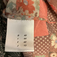 Load image into Gallery viewer, Wunderkind Pink Multi Mixed Print Short Sleeved Tiered Pleated Mesh Tulle Midi Dress