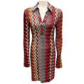 Load image into Gallery viewer, Missoni Multi 2024 Zigzag Knit Polo Dress