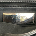 Load image into Gallery viewer, Valentino Black Crystal Rock Stud Va Va Voom Shoulder Bag