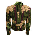 Load image into Gallery viewer, Etro Beige / Olive Green / Purple Multi Embroidered Tweed Jacket