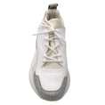 Load image into Gallery viewer, Stella McCartney Eclypse White / Silver Metallic Glitter Detail Chunky Sole Lace-up Leather Sneakers
