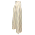 Load image into Gallery viewer, Altuzarra Beige Tie Detail Tassel Hem Cotton Midi Skirt