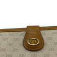 Load image into Gallery viewer, Gucci Vintage Ivory / Tan GG Supreme Purse Wallet